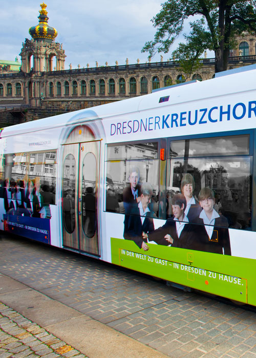 Verkehrsmittelwerbung Erfurt und in Ihrer Region - Werbung auf Bus und Straßenbahn